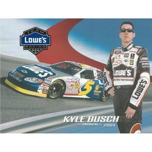 2004 Kyle Busch Lowe's Racing Team 8x10.5 promo photo